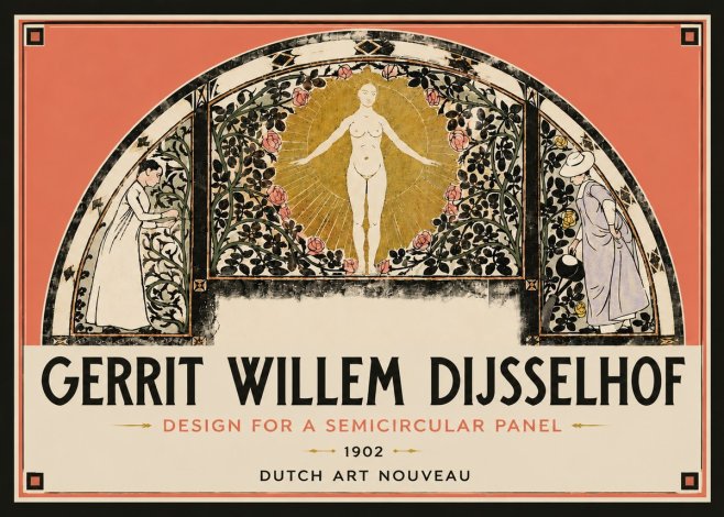 Gerrit Willem Dijsselhof Nature's Awakening No6 - Juliste