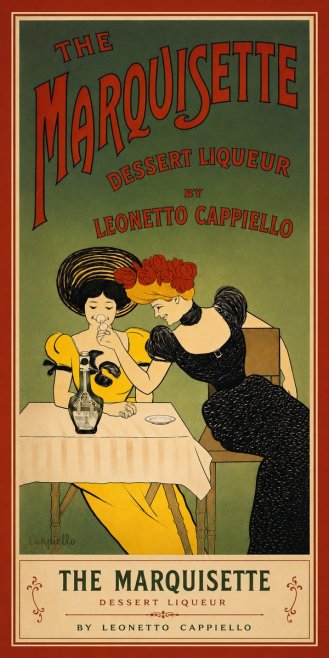 Leonetto Cappiello The Marquisette Dessert Liqueur No4 - Juliste