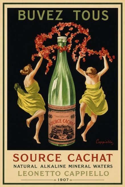 Leonetto Cappiello Source Cachat No3 - Juliste
