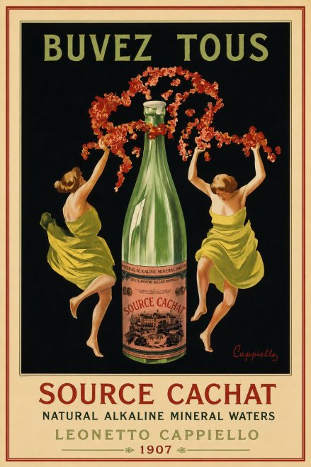 Leonetto Cappiello Source Cachat No5 - Juliste