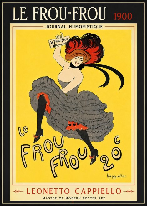 Leonetto Cappiello Le Frou-frou No3 - Juliste