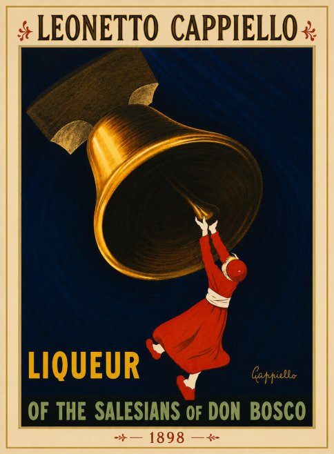 Leonetto Cappiello Liqueur of the Salesians of Don Bosco No6 - Juliste