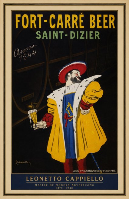 Leonetto Cappiello Fort-carré Beer Saint-dizier No1 - Juliste
