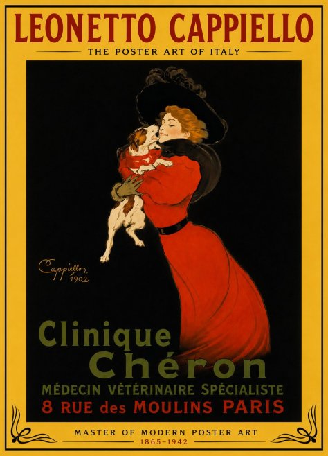 Leonetto Cappiello Clinique Chéron No4 - Juliste
