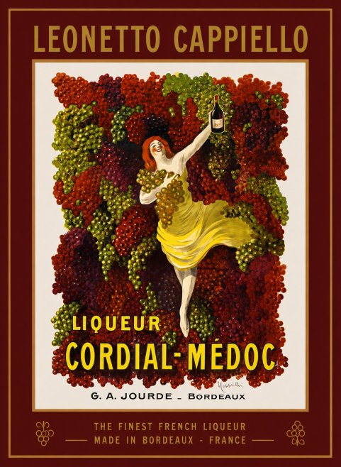 Leonetto Cappiello Liqueur Cordial-médoc No1 - Juliste