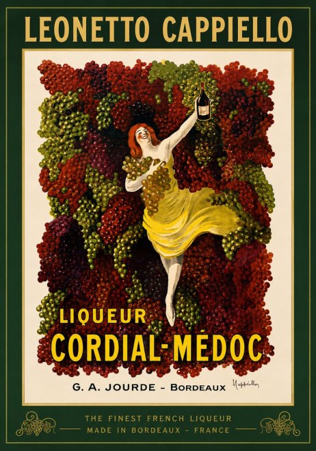 Leonetto Cappiello Liqueur Cordial-médoc No3 - Juliste