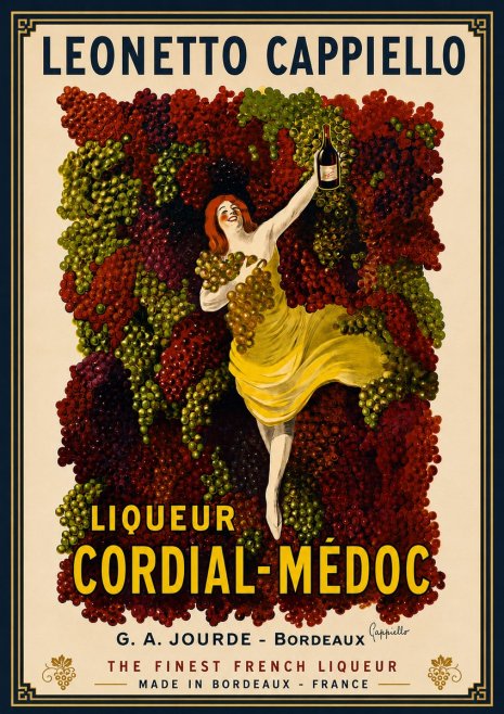 Leonetto Cappiello Liqueur Cordial-médoc No5 - Juliste