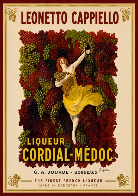 Leonetto Cappiello Liqueur Cordial-médoc No6 - Juliste