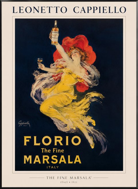 Leonetto Cappiello Florio the Fine Marsala No1 - Juliste