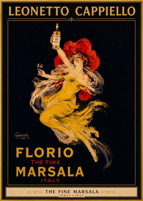 Leonetto Cappiello Florio the Fine Marsala No4 - Juliste