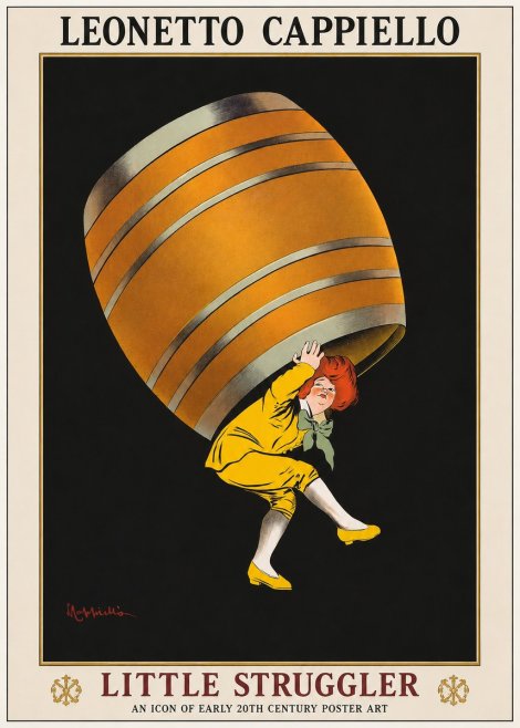 Leonetto Cappiello Little Struggler No1 - Juliste