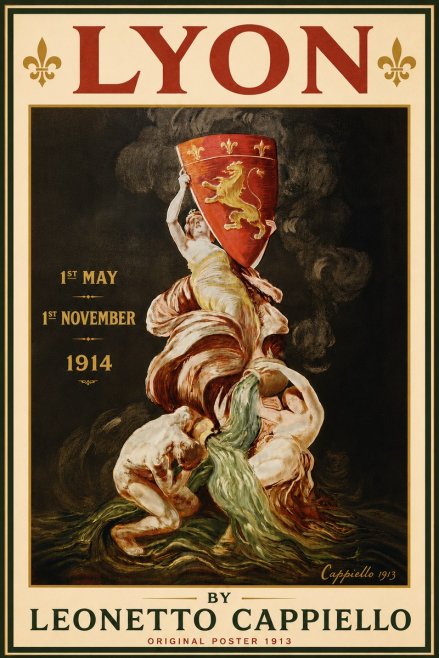 Leonetto Cappiello Lyon No5 - Juliste