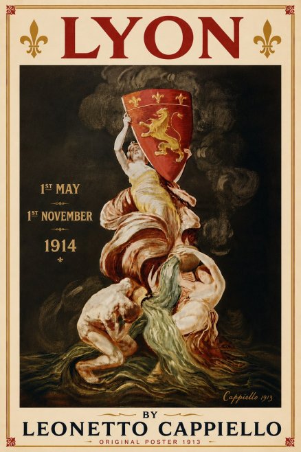 Leonetto Cappiello Lyon No6 - Juliste