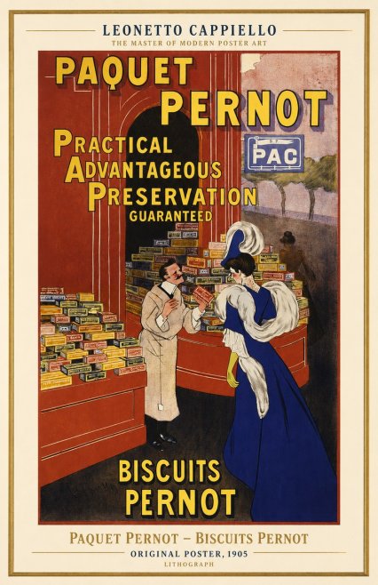Leonetto Cappiello Paquet Pernot – Biscuits Pernot No1 - Juliste