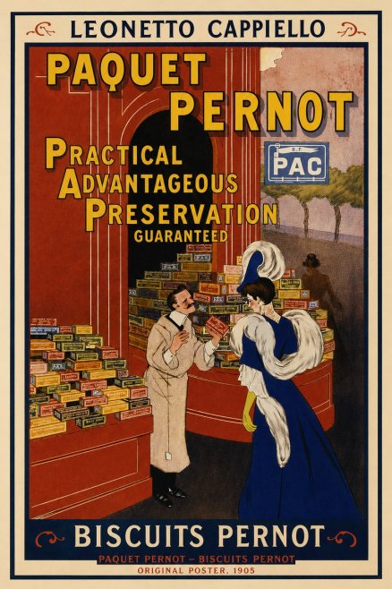 Leonetto Cappiello Paquet Pernot – Biscuits Pernot No3 - Juliste
