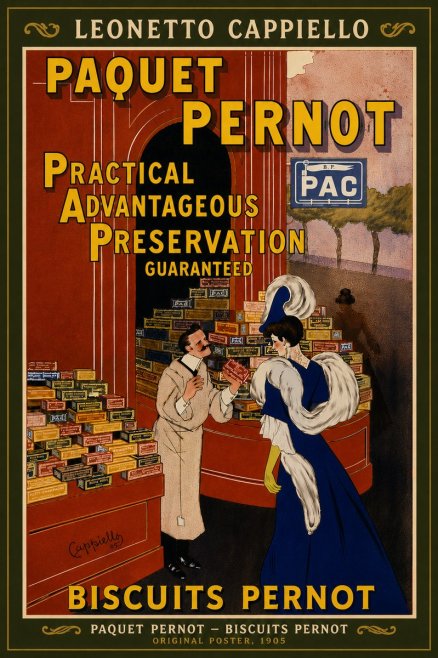 Leonetto Cappiello Paquet Pernot – Biscuits Pernot No6 - Juliste