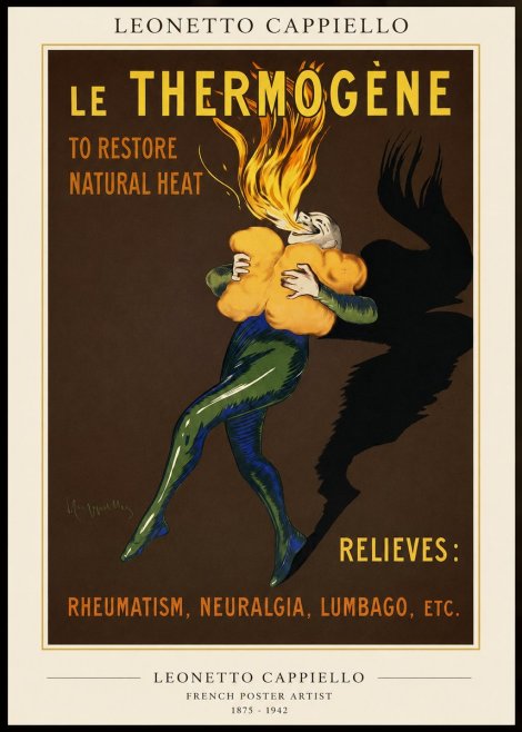 Leonetto Cappiello Le Thermogène No1 - Juliste
