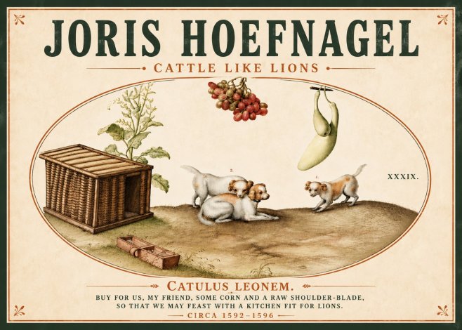 Joris Hoefnagel Cattle Like Lions No5 - Juliste