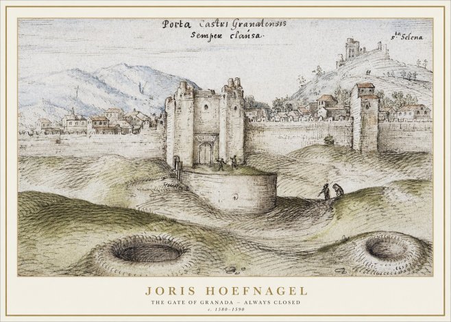 Joris Hoefnagel The Gate of Granada - Always Closed No1 - Juliste