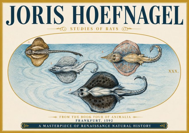 Joris Hoefnagel Rays and Skates No5 - Juliste