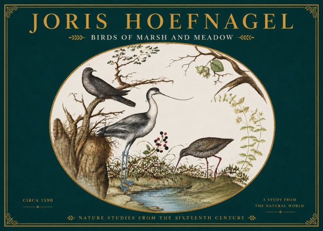 Joris Hoefnagel Birds of Marsh and Meadow No6 - Juliste