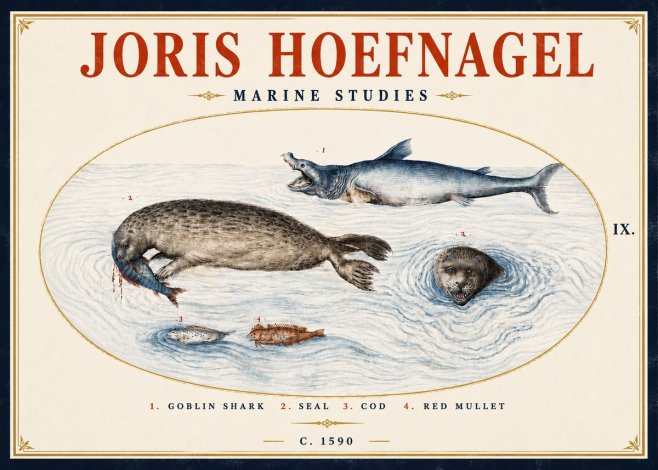 Joris Hoefnagel Marine Studies No5 - Juliste