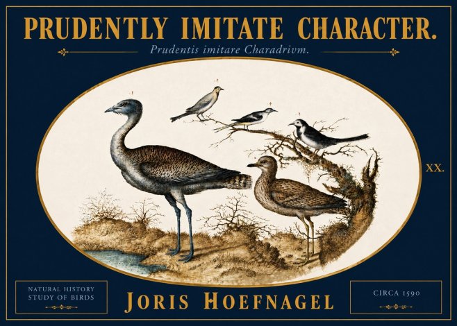 Joris Hoefnagel Prudently Imitate Character. No5 - Juliste