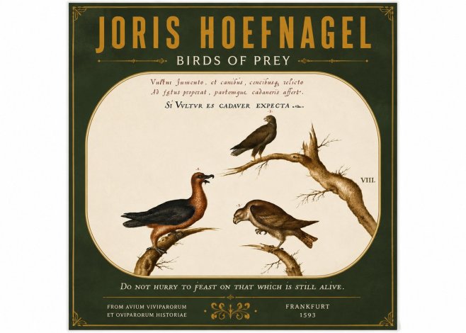 Joris Hoefnagel Birds of Prey No5 - Juliste