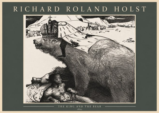 Richard Roland Holst The King's Burden No4 - Juliste