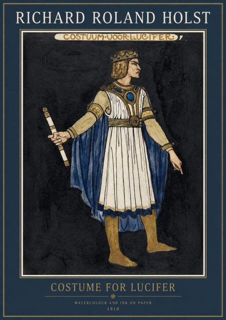 Richard Roland Holst Costume for Lucifer No2 - Juliste