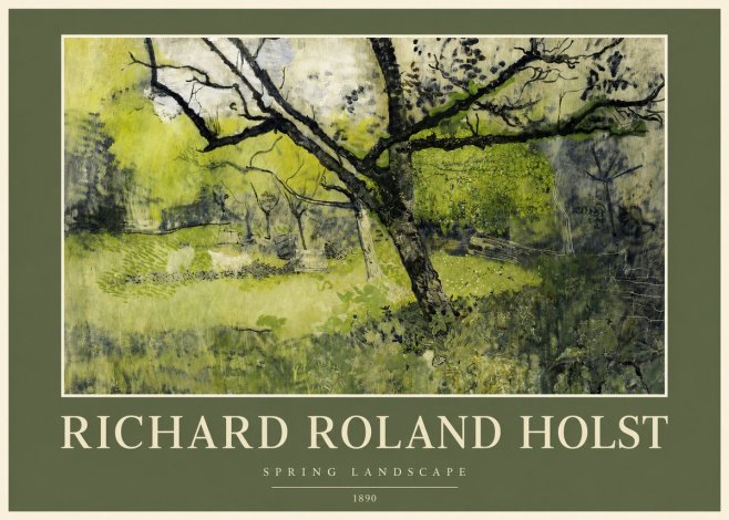 Richard Roland Holst Spring Landscape No2 - Juliste