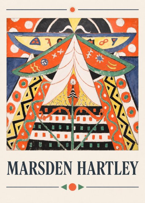 Marsden Hartley Painting No. 5 No1 - Juliste