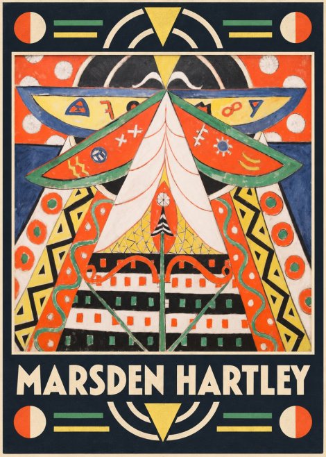 Marsden Hartley Painting No. 5 No5 - Juliste