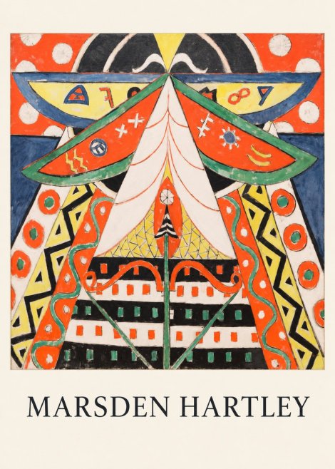 Marsden Hartley Painting No. 5 No6 - Juliste