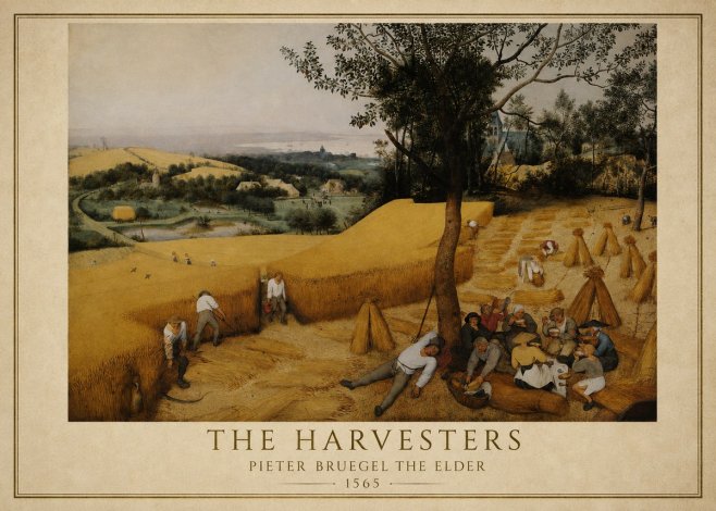 Pieter Bruegel The Harvesters II No1 - Juliste