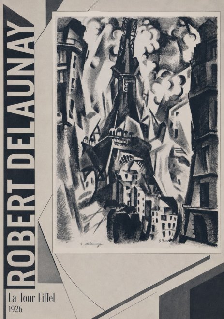 Robert Delaunay La Tour Eiffel No2 - Juliste