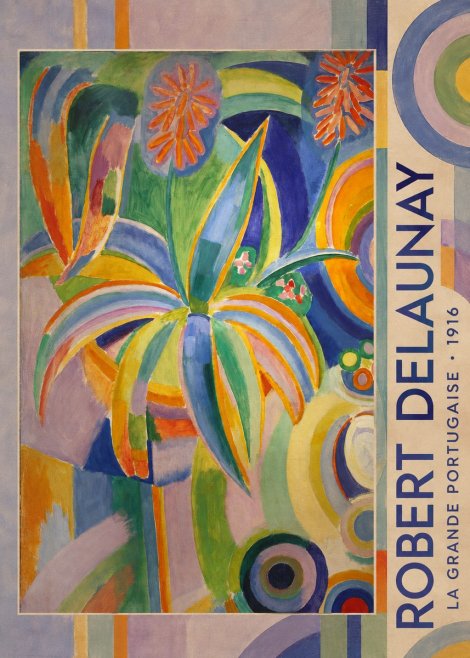Robert Delaunay La Grande Portugaise I No2 - Juliste