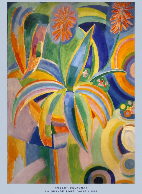 Robert Delaunay La Grande Portugaise I No5 - Juliste
