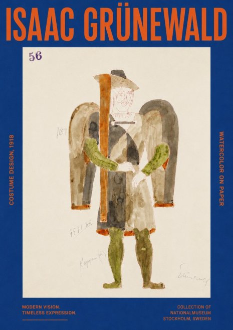 Isaac Grünewald Costume Design IV No2 - Juliste
