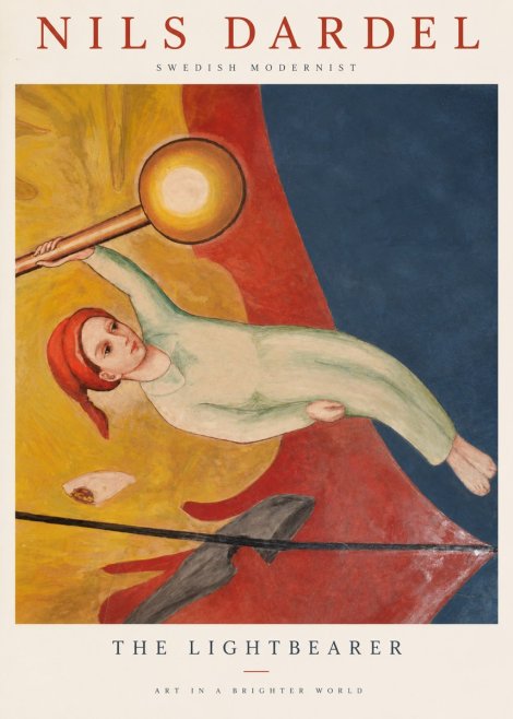 Nils Dardel The Lightbearer No1 - Juliste