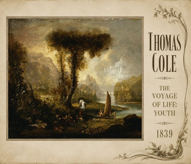 Thomas Cole The Voyage of Life: Youth II No2 - Juliste