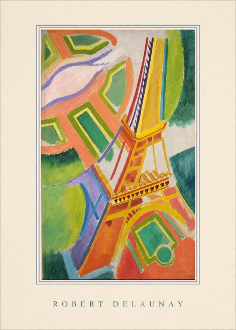 Robert Delaunay Tour Eiffel No4 - Juliste