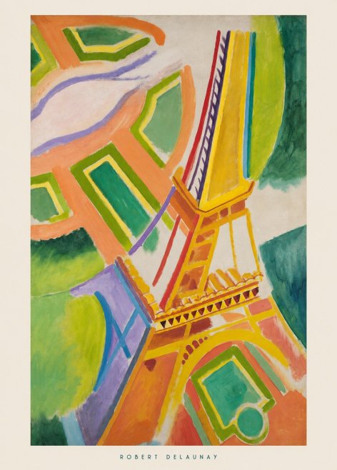 Robert Delaunay Tour Eiffel No6 - Juliste