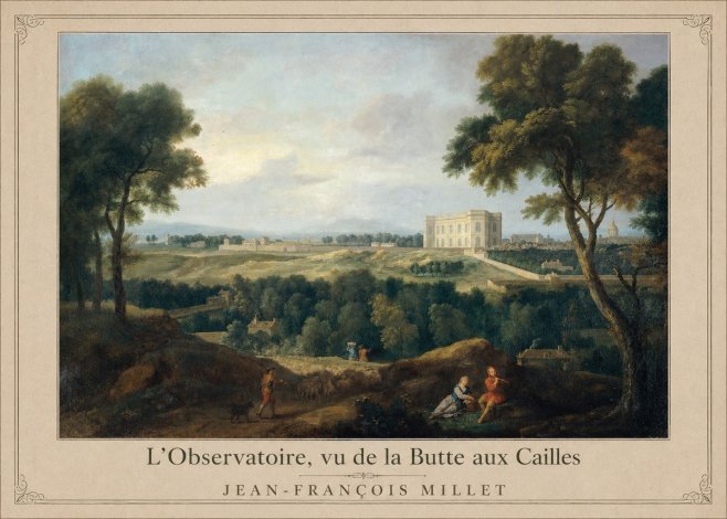 Jean-François Millet L'observatoire, Vu De La Butte Aux Cailles No1 - Juliste