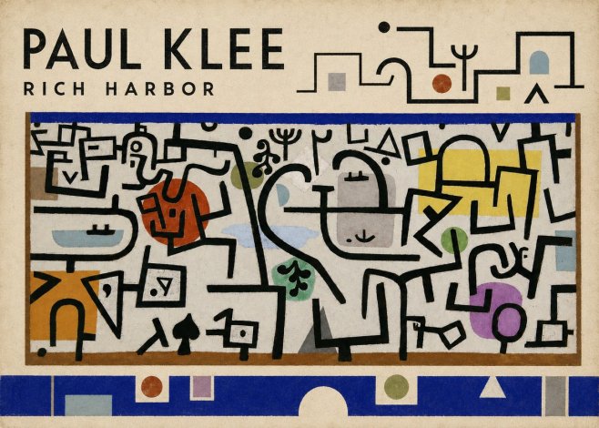 Paul Klee Rich Harbor No4 - Juliste
