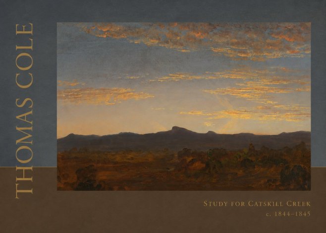 Thomas Cole Study for Catskill Creek I No6 - Juliste