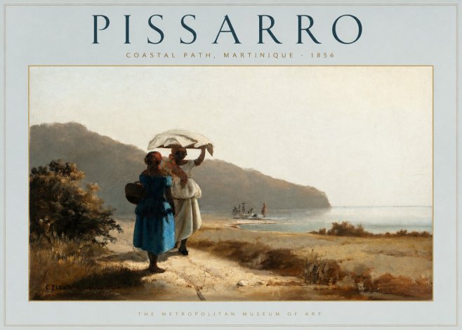 Pissarro Coastal Path, Martinique No3 - Juliste
