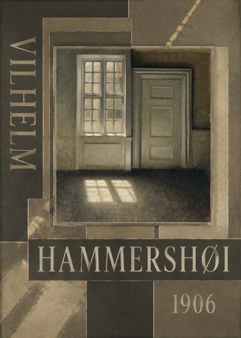 Vilhelm Hammershøi Interior. Sunlight on the Floor No6 - Juliste
