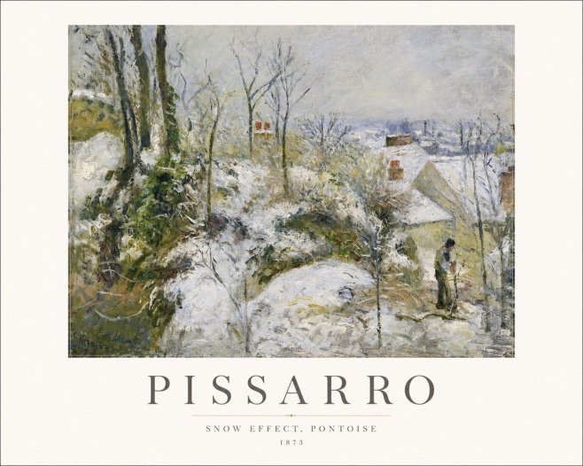 Pissarro Snow Effect, Pontoise No1 - Juliste