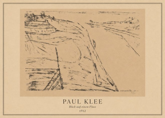 Paul Klee Blick Auf Einen Fluss No4 - Juliste